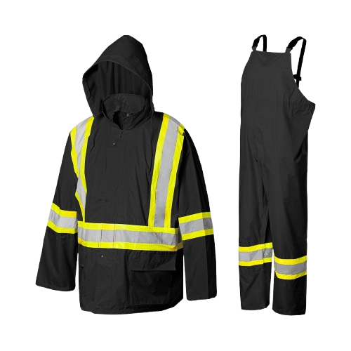 Safeline(G) Hi-Vis 3-Pc Rain Suit - 100% Waterproof