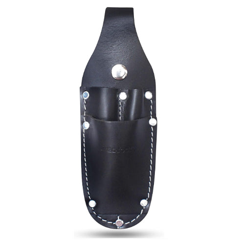 Mechtools Tool Holder, Tool Holder Pouch, Leather Utility Knife Holder, Pencil Holder, Tools Holder, Mini Organizer Pocket Attachment for Tool Belt, Leather Utility Knife/Pencil Holder