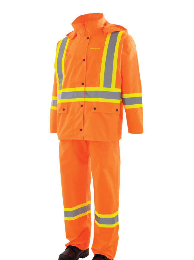 Forcefield CSA 3 Piece Hi Vis Rain Suit - 2 Colors