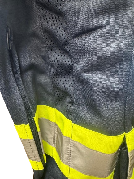 Forcefield High-Visibility Safety Vest with Side Zipper Pocket – Reflective Strips, Light Weight & Multi-Pocket - 3 Different Colors