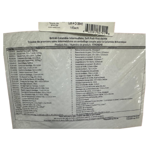 Safeline First Aid Kit - Intermediate