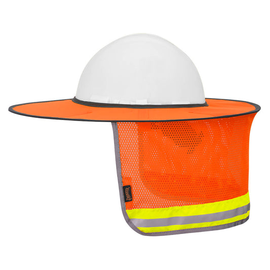 Hi-Vis Hard Hat foldable Sun Shade