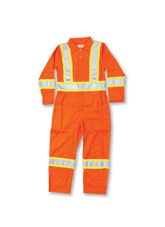 Big K Hi-Vis Safety Coveralls CSA Approved 100% Cotton | 3M Reflective Tape | Durable & Comfortable | High Visibility
