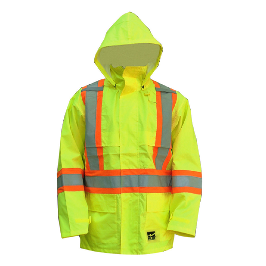 Viking 100% Waterproof Hi-Vis Rip-Stop Jacket - 6323JG