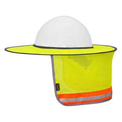 Hi-Vis Hard Hat foldable Sun Shade