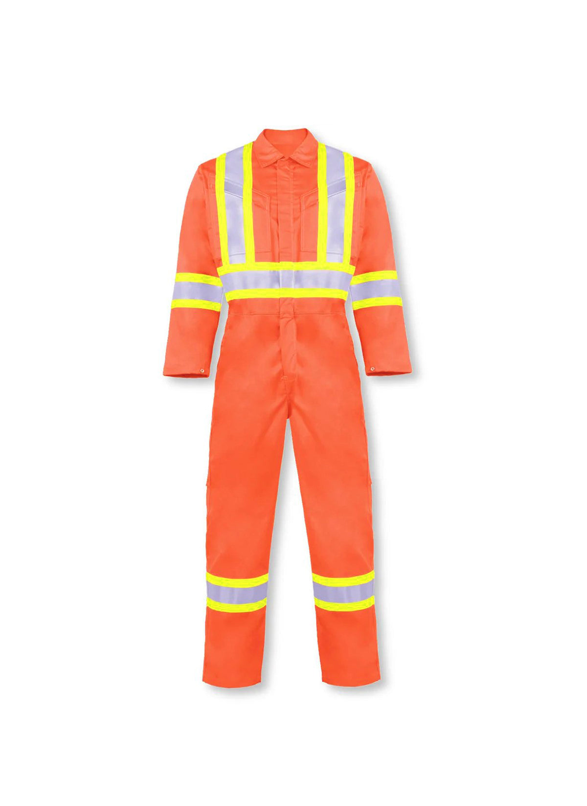 BIG K 100% Cotton Orange Fire Retardant Coverall - Reflective Tape