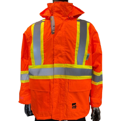 Viking Insulated Waterproof Jacket – 150D RIP STOP- Detachable Hood, Adjustable Arms & Dual Front Pockets