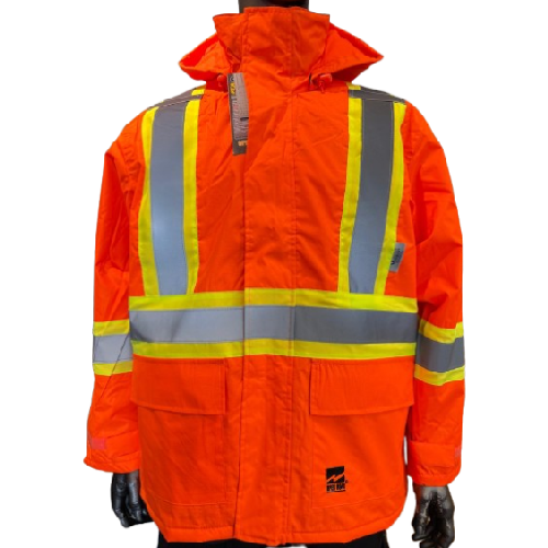 Viking Insulated Waterproof Jacket – 150D RIP STOP- Detachable Hood, Adjustable Arms & Dual Front Pockets