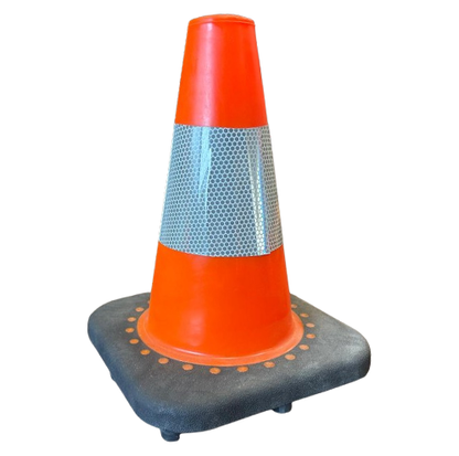 Heavy Duty Reflective Traffic Cones - 12", Orange
