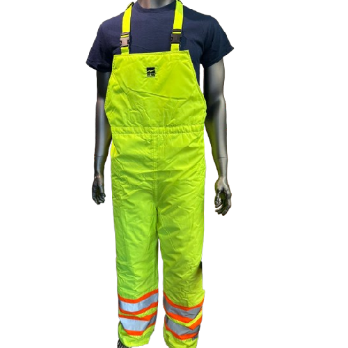 Viking Hi-Vis Ripstop Waterproof Insulated Bib Pant 6326PB – Adjustable Velcro Leg Openings