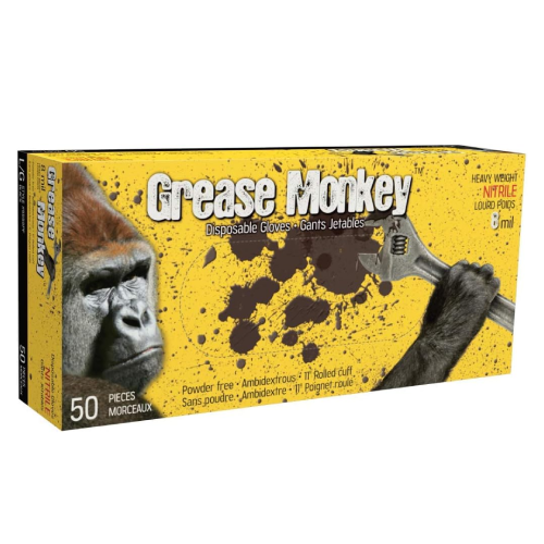 Grease Monkey 5555PF Nitrile - 8 Mil