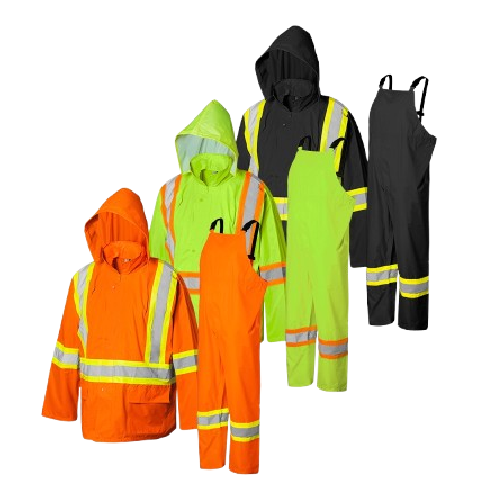 Safeline(G) Hi-Vis 3-Pc Rain Suit - 100% Waterproof