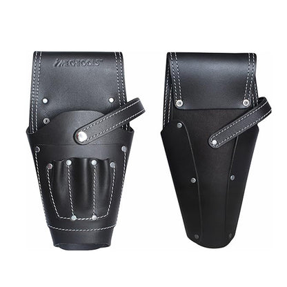Mechtools Tool Holster, Drill Holster with Full Grain Leather, Drill Holster Tool Pouch for Drill Bits, Multi Tools Pouch, Maintenance Cordless Drill Holster Compatible with Most T-Handle Drills