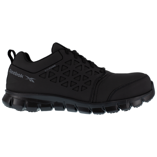 Reebok Men's Athletic Work Shoe - Black Sublite Cushion Work - RB4051