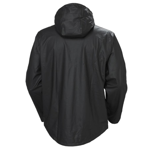 Helly Hansen Rain Work Jacket 70180 Voss - Adjustable Hood, Waterproof, Helox+ 4-Way Stretch