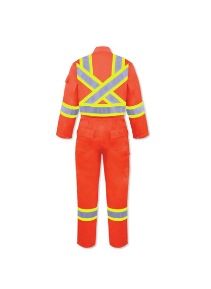 BIG K 100% Cotton Orange Fire Retardant Coverall - Reflective Tape