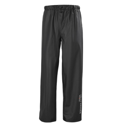 Helly Hansen Rain Work Pants 70480 Voss - PU Coated Poly, Waterproof, Helox+ 4-Way Stretch, Elastic Waist