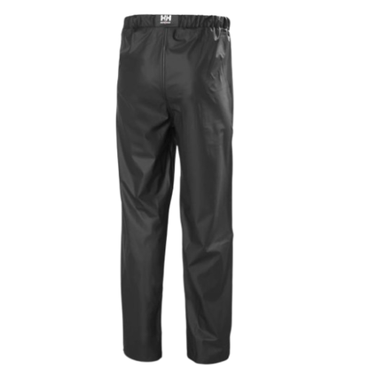 Helly Hansen Rain Work Pants 70480 Voss - PU Coated Poly, Waterproof, Helox+ 4-Way Stretch, Elastic Waist