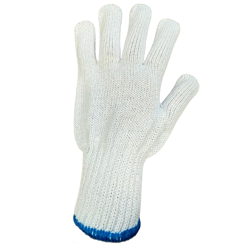 Safeline PVC Dot Knit Gloves - Single-Sided