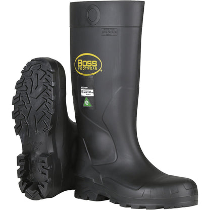 Boots - PIP Boss 16" PVC Full Safety Steel Toe and Midsole Boot