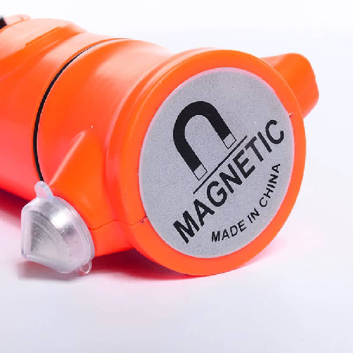 Traffic Wand Flashlight with Hammer, Reamer and Sound Alarm