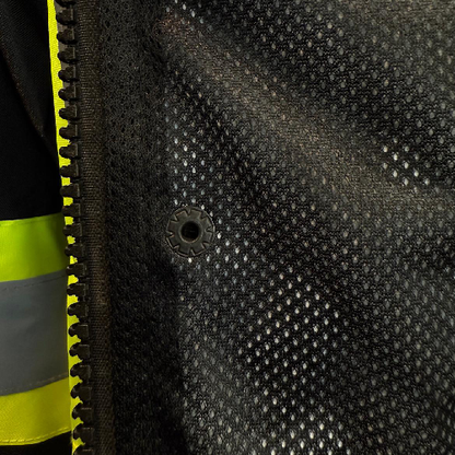 Safeline Hi-Vis Waterproof Jacket - SL-981 – Mesh Lining - With Hood & Dual Large Front Pockets