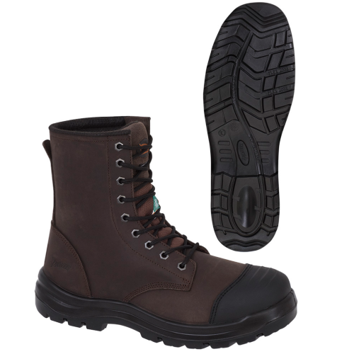 Pioneer Steel Toe/Plate Leather 8" Thinsulate Insulation Work Boots