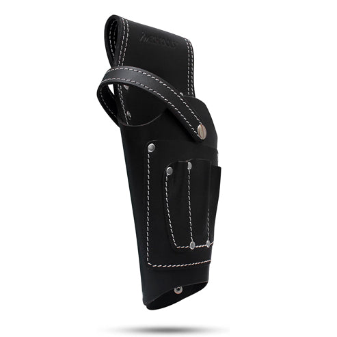 Mechtools Tool Holster, Drill Holster with Full Grain Leather, Drill Holster Tool Pouch for Drill Bits, Multi Tools Pouch, Maintenance Cordless Drill Holster Compatible with Most T-Handle Drills