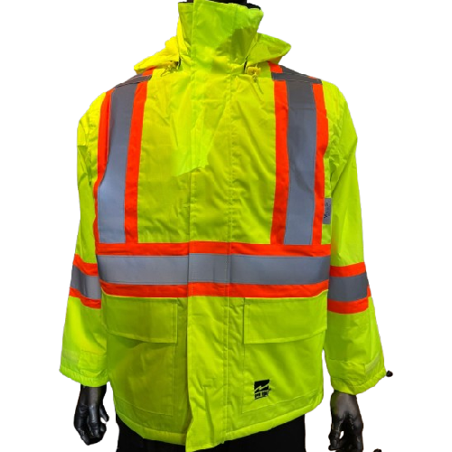 Viking Insulated Waterproof Jacket – 150D RIP STOP- Detachable Hood, Adjustable Arms & Dual Front Pockets