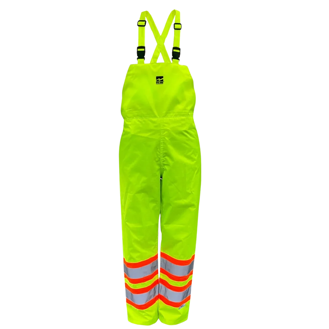 Viking Hi-Vis Ripstop Waterproof Insulated Bib Pant – Adjustable Velcro Leg Openings