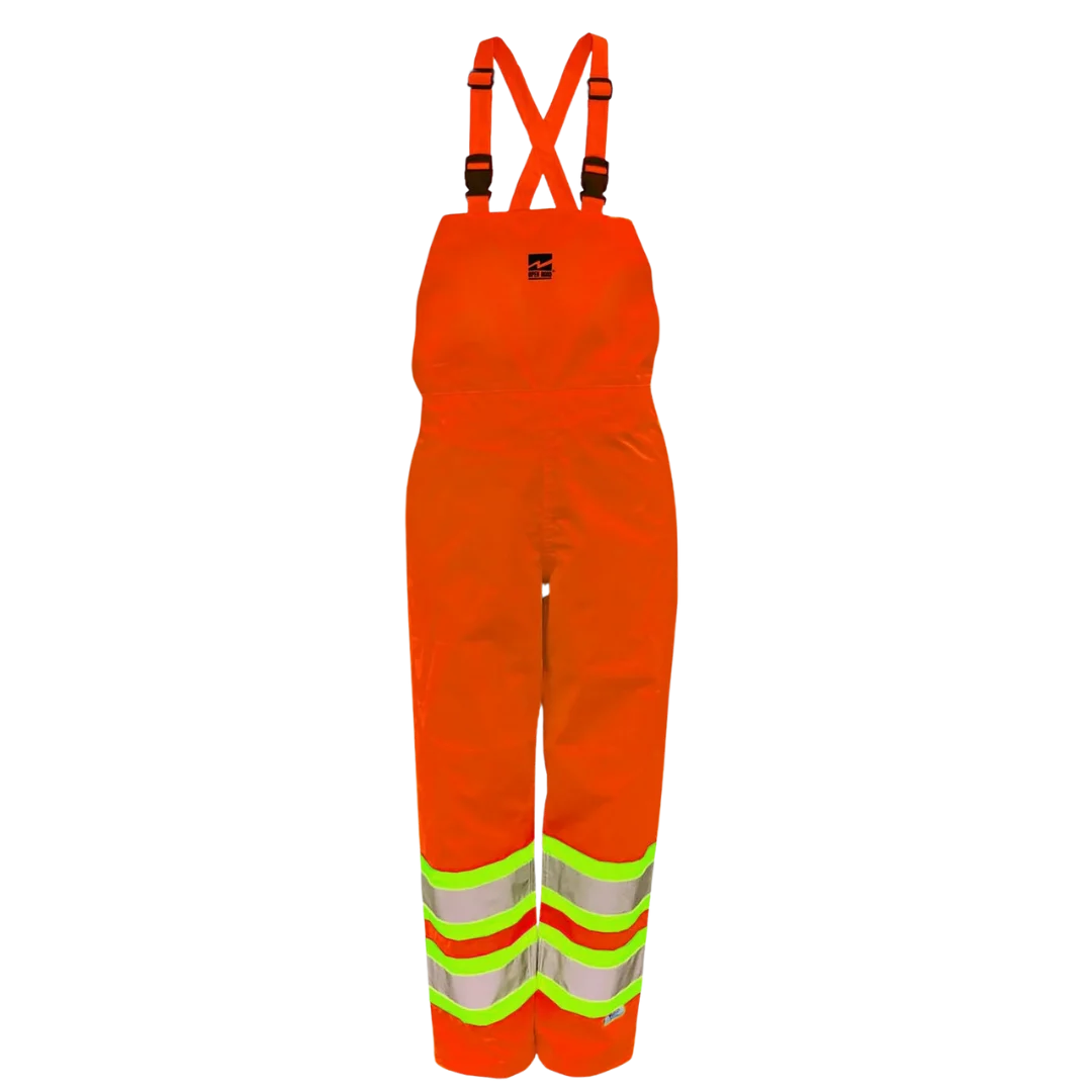 Viking Hi-Vis Ripstop Waterproof Insulated Bib Pant – Adjustable Velcro Leg Openings