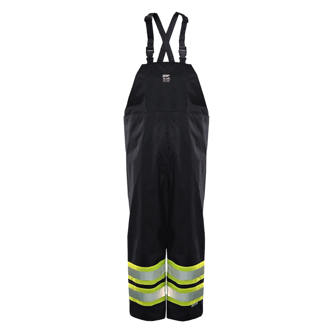 Viking Hi-Vis Ripstop Waterproof Insulated Bib Pant – Adjustable Velcro Leg Openings