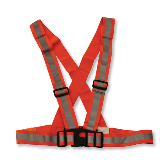 Hi-Vis Premium Safety Sash with 1.5" Elastic | Adjustable