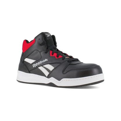 Reebok Mens Bb4500 Work Safety Toe High Top Work Sneaker Men’s RB4132 Black and Red BB4500 Work Mid-Cut