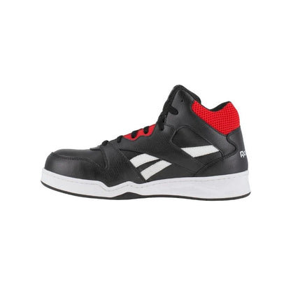 Reebok Mens Bb4500 Work Safety Toe High Top Work Sneaker Men’s RB4132 Black and Red BB4500 Work Mid-Cut