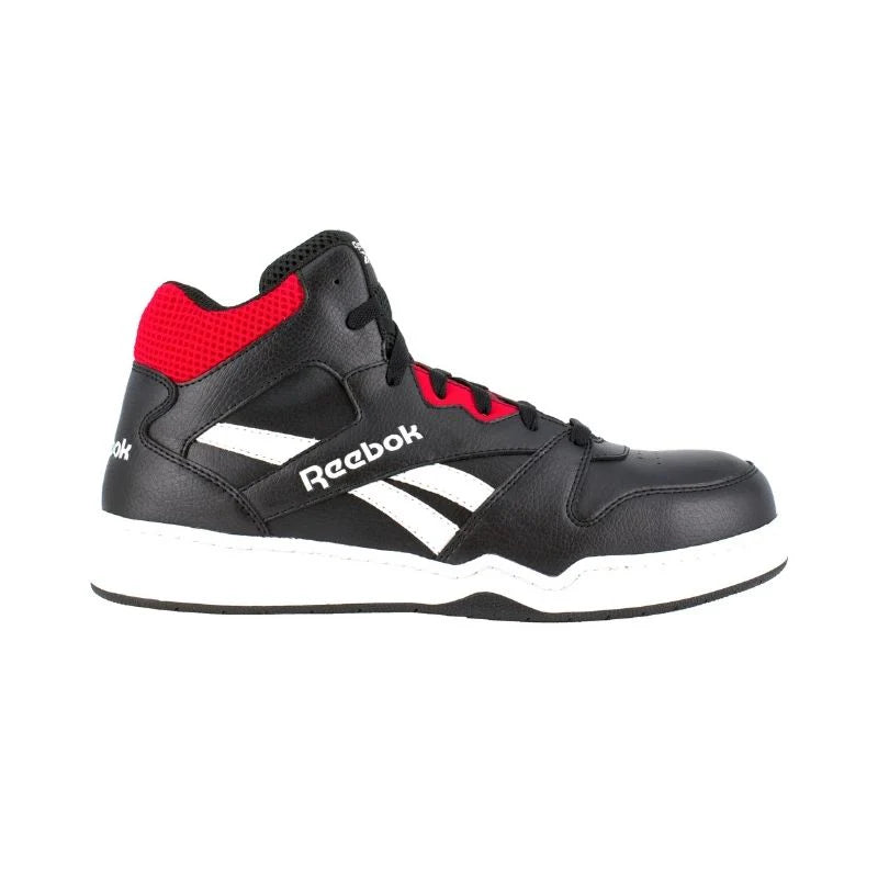 Reebok Mens Bb4500 Work Safety Toe High Top Work Sneaker Men’s RB4132 Black and Red BB4500 Work Mid-Cut