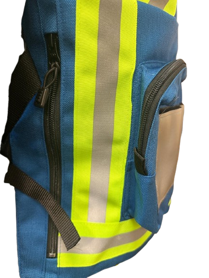 High-Visibility Safety Vest with Reflective Strips, Multi-Pockets & Large Back Pocket – 2 Different Colors