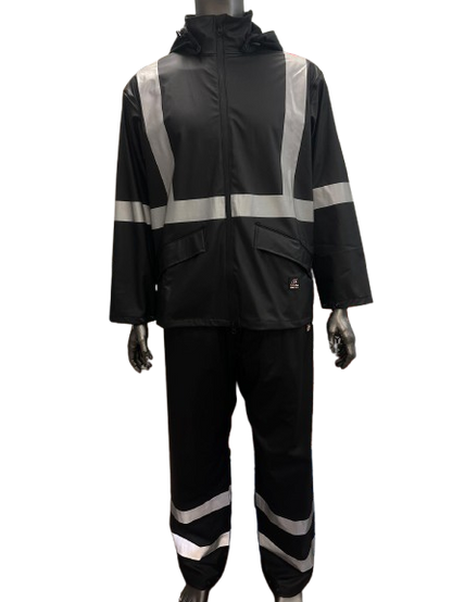 Safeline Hi-Vis Rain Gear - 2" Silver Reflective Tape
