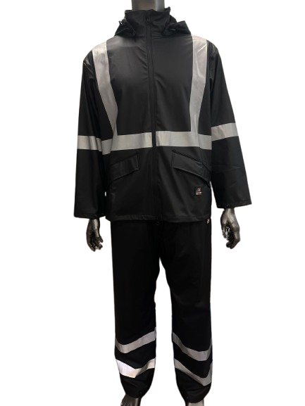 Safeline Hi-Vis Rain Gear - 2" Silver Reflective Tape