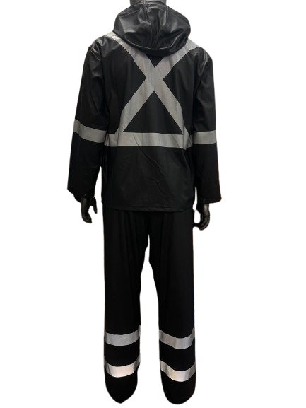 Safeline Hi-Vis Rain Gear - 2" Silver Reflective Tape