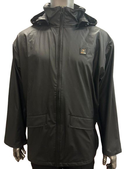 Safeline Waterproof Workwear Hooded Rain Jacket