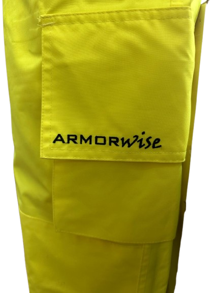 High-Visibility Waterproof Armor Overall with Multi-Pockets & Bottom Leg Zipper