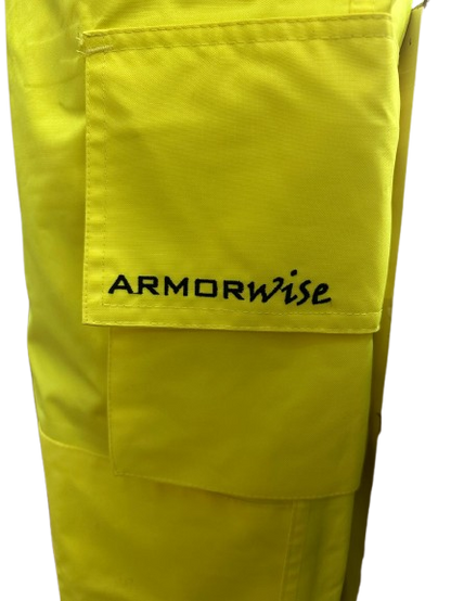 High-Visibility Waterproof Armor Overall with Multi-Pockets & Bottom Leg Zipper