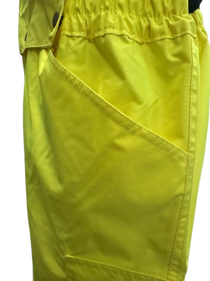 High-Visibility Waterproof Armor Overall with Multi-Pockets & Bottom Leg Zipper