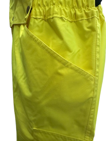High-Visibility Waterproof Armor Overall with Multi-Pockets & Bottom Leg Zipper