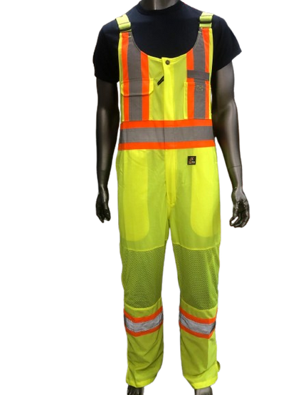 Safeline Workwear Overall – 4 Pockets, Mesh Pant, Side Leg Zipper