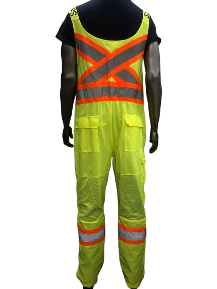 Safeline Workwear Overall – 4 Pockets, Mesh Pant, Side Leg Zipper