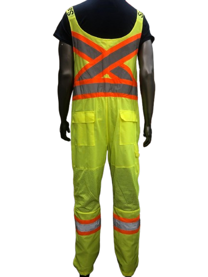 Safeline Workwear Overall – 4 Pockets, Mesh Pant, Side Leg Zipper