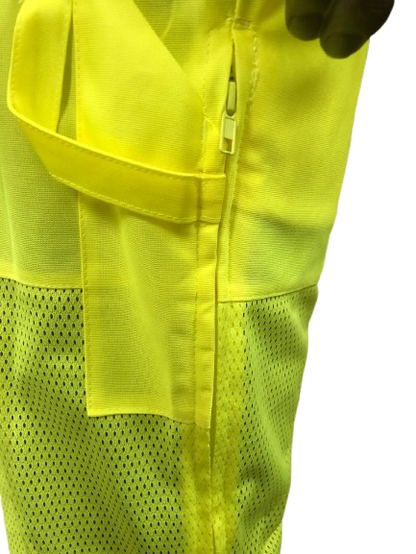 Safeline Workwear Overall – 4 Pockets, Mesh Pant, Side Leg Zipper