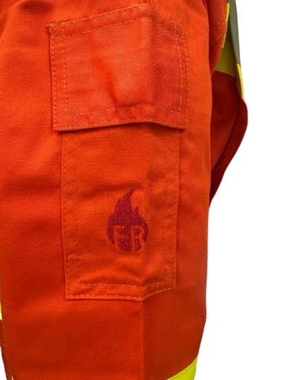 Big K Hi-Vis Fire Resistant Safety Coveralls CSA Approved 100% Cotton | 3M Reflective Tape | High Visibility